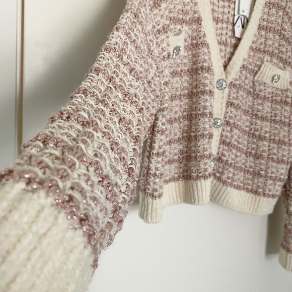Zara | Jewel button cardigan medium NWT! - Picture 9 of 9